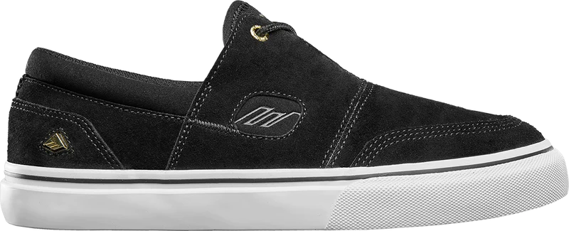 Emerica Servold Skate Shoes for Men - Black, White & Gold Color Options | Durable & Comfortable for Street Skating & Casual Wear