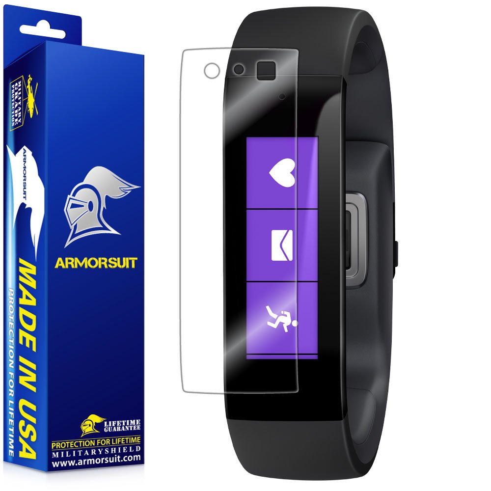 ArmorSuit MilitaryShield Screen Protector (2 Pack) for Microsoft Band - HD Clear, Anti-Bubble, Full Coverage Protection - Perfect for Workouts, Running & Outdoor Activities