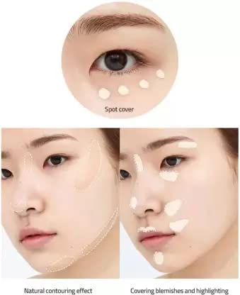 Long Lasting Liquid Makeup Concealer - Full Coverage, Waterproof & Crease-Free - Perfect for Dark Circles, Blemishes & Under Eye Brightening - Ideal for Daily Wear & Special Occasions