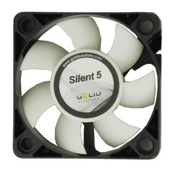Gelid Silent5 50x50x15mm Ultra Quiet Case Fan with 3 Pin Connector - Perfect for PC Cooling, Mini ITX Builds & Silent Workstations