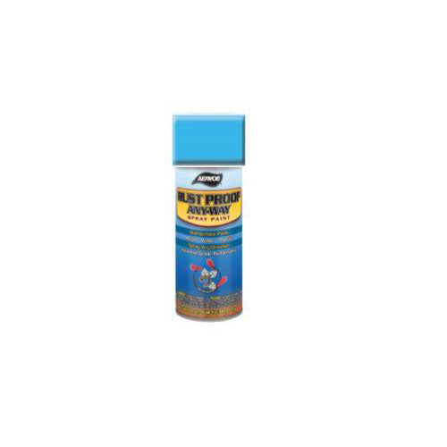 Aervoe 318 12 oz. Light Blue DTM Rust Proof Enamel Paint - High-Performance Protective Coating for Metal Surfaces, DIY Projects, Automotive & Industrial Use
