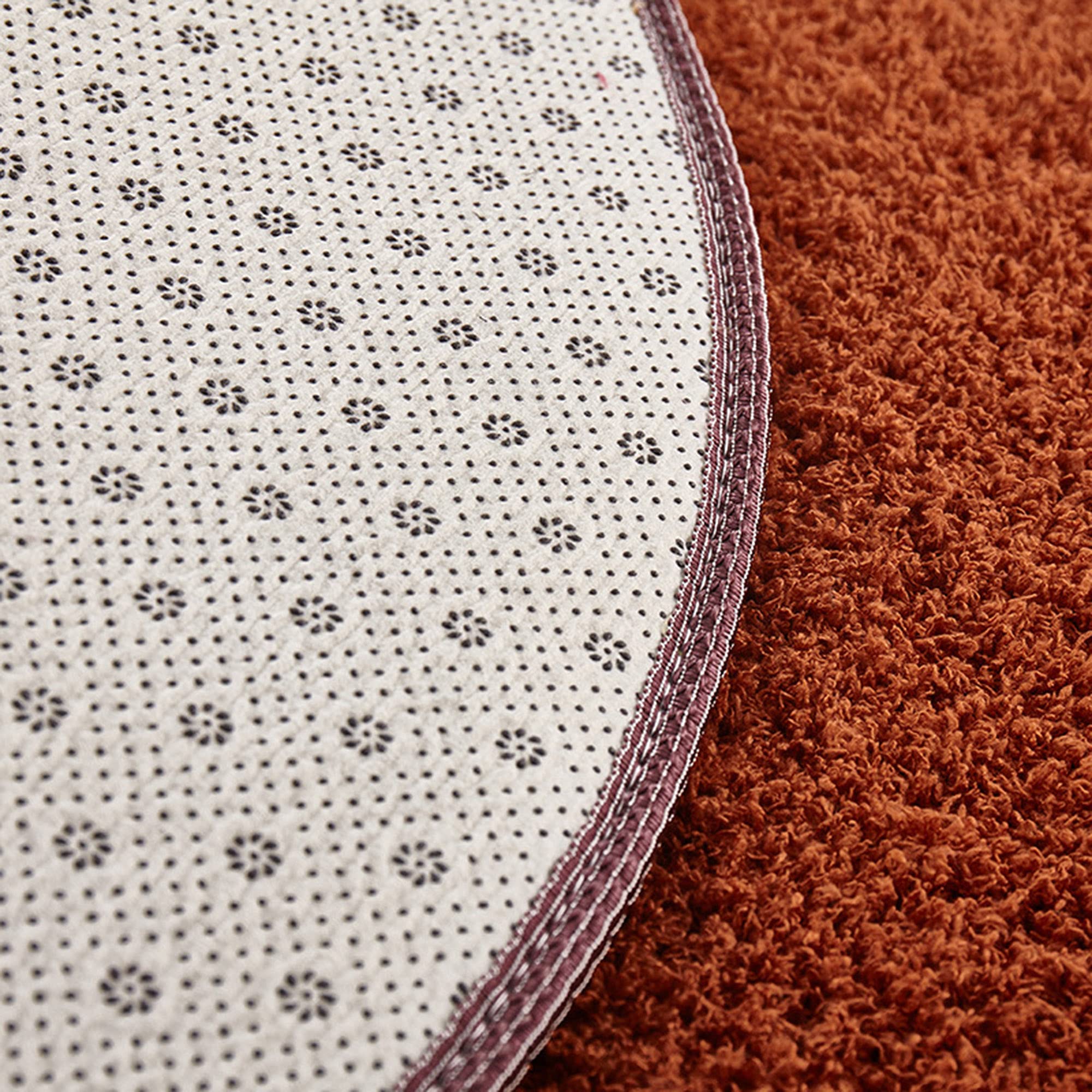 Modern Plush Round Area Rug - Ultra Soft & Non-Skid Indoor Carpet for Living Room, Bedroom & Nursery - 200cm Khaki Floor Mat Perfect for Sofa, Bedside & Kids Play Area