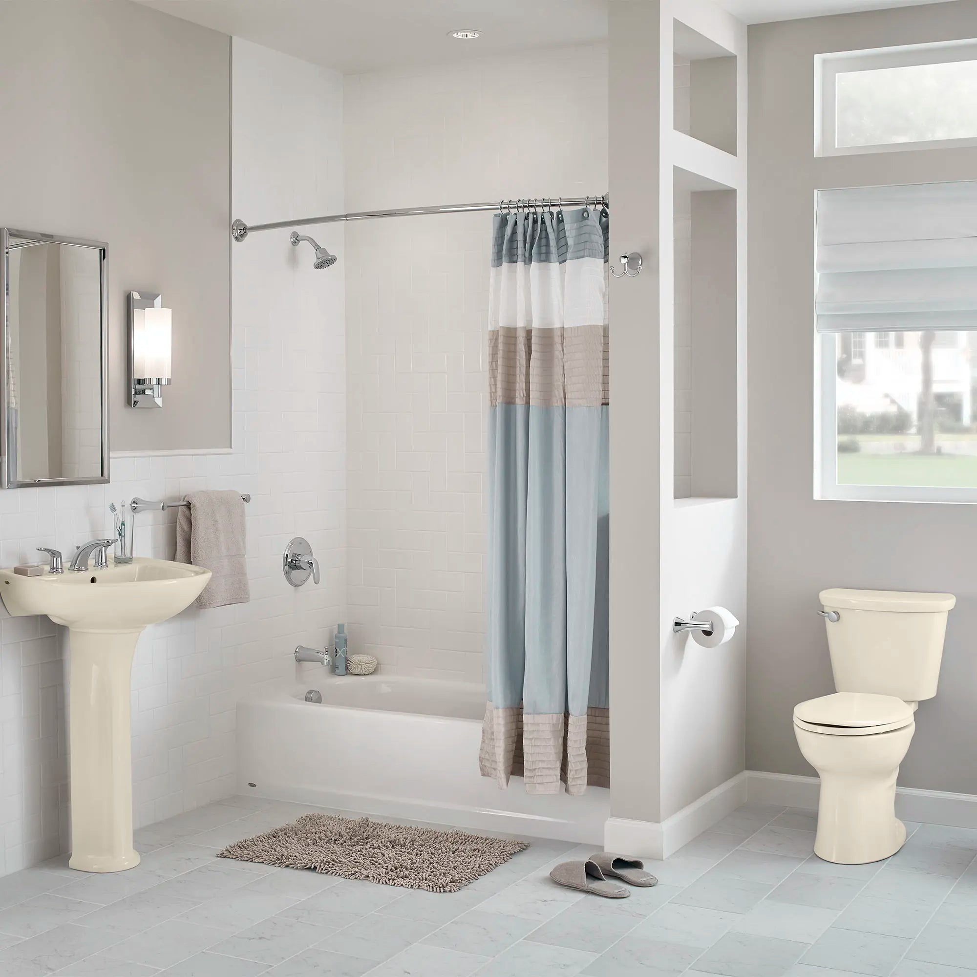 Colony® Two-Piece 1.6 GPF/6.0 LPF Elongated Chair Height Toilet Bowl - 10 Inch Rough-In (No Seat Included) - Perfect for Modern Bathrooms & Small Spaces