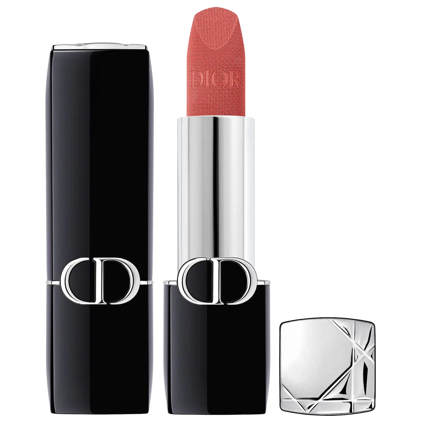 DIOR Rouge Dior Refillable Lipstick - Long Lasting Matte & Satin Finish (Multiple Shades) - Perfect for Everyday Wear, Special Occasions & Gift Giving
