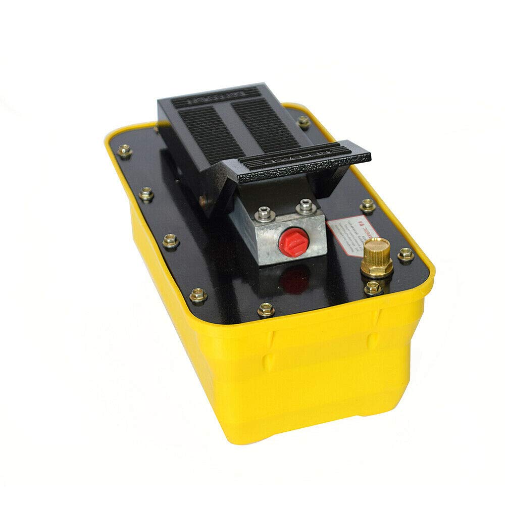 **Eapmic 10000PSI Air Hydraulic Pump with 2.3L Reservoir - Single Acting Foot Actuated Hydraulic Pump with Air Hose for Heavy Machinery, Auto Repair & Industrial Use**    *(Perfect for Hydraulic Presses, Lifting Equipment, and Vehicle Maintenance in Workshops & Garages)*