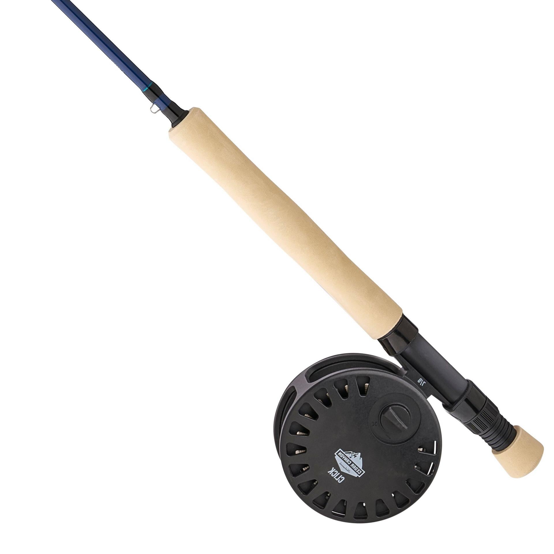 Cedar Canyon™ Carbon Fly Fishing Rod Kit - Lightweight & Durable Fly Fishing Gear for Trout & Bass - Perfect for Freshwater Streams & Rivers