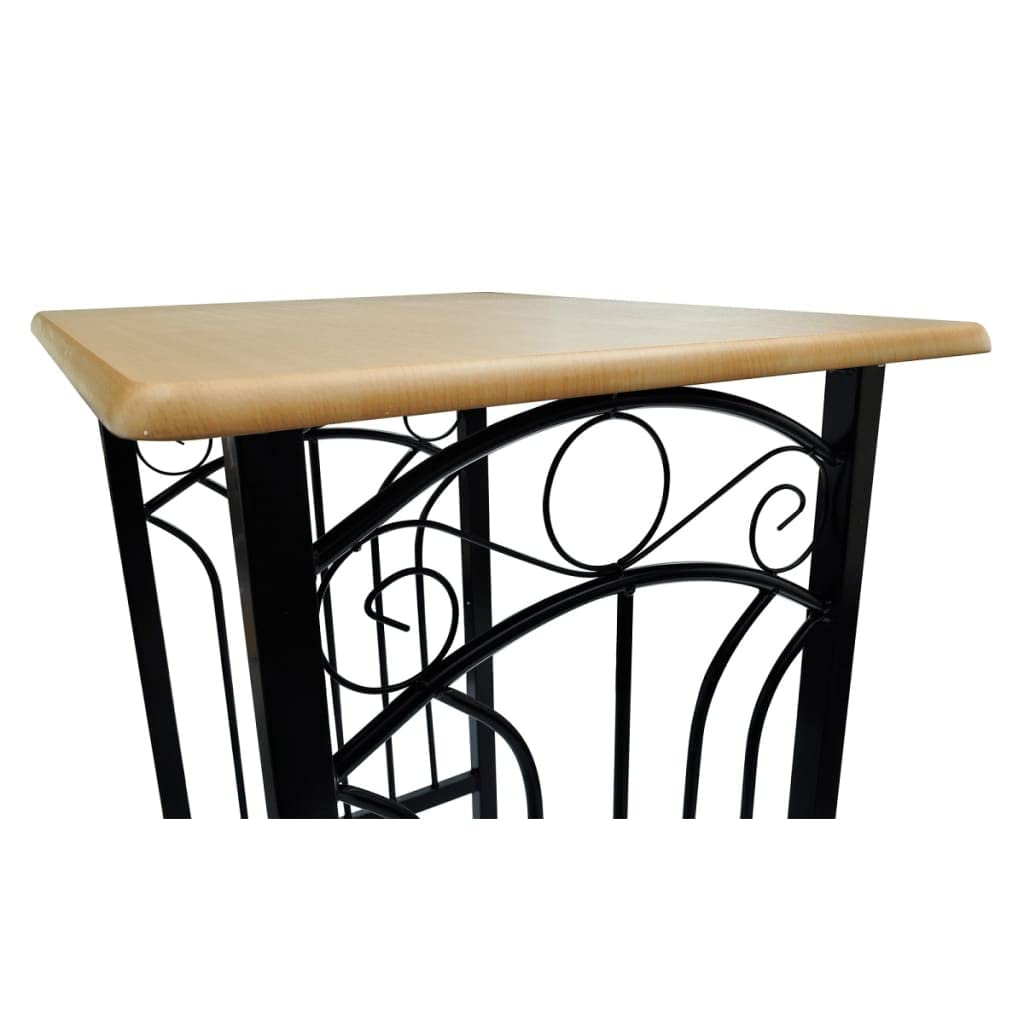 CHARMMA Modern 4-Piece Dining Table Set - MDF Wood Kitchen & Breakfast Table with Chairs - Perfect for Small Spaces, Apartments & Family Meals