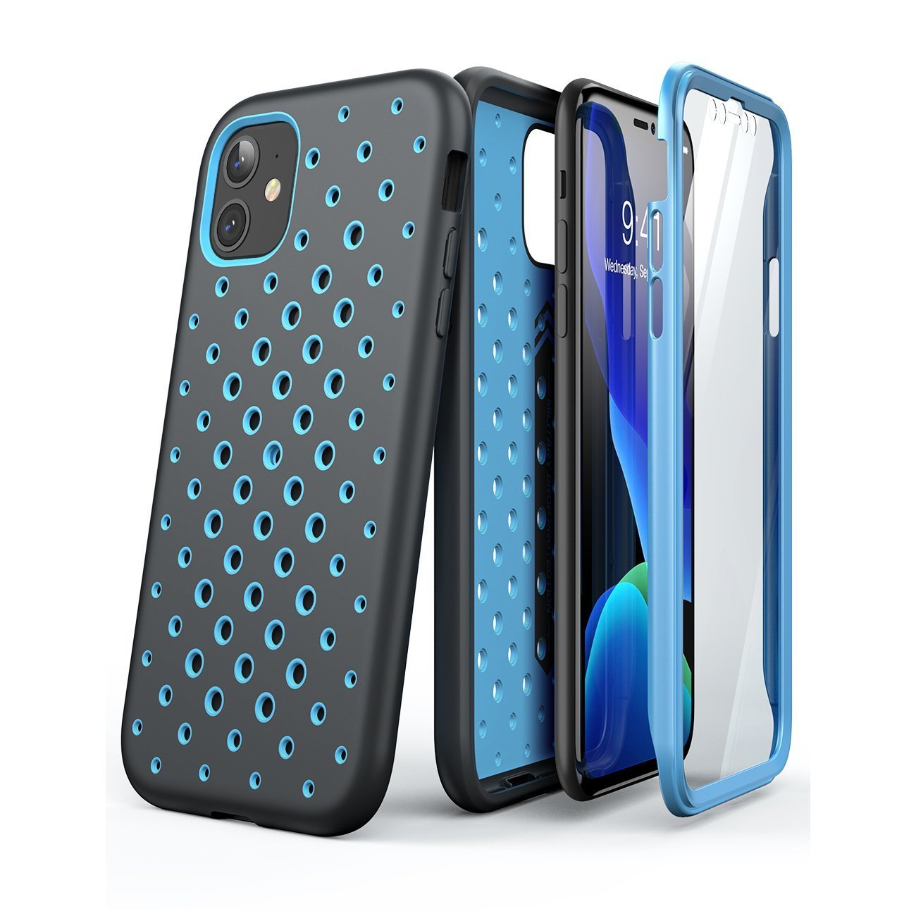 iPhone 11 Case 6.1 Inch - Unicorn Beetle Sport Rugged Protective Cover in Blue | Shockproof & Slim Design for Active Lifestyle & Outdoor Adventures