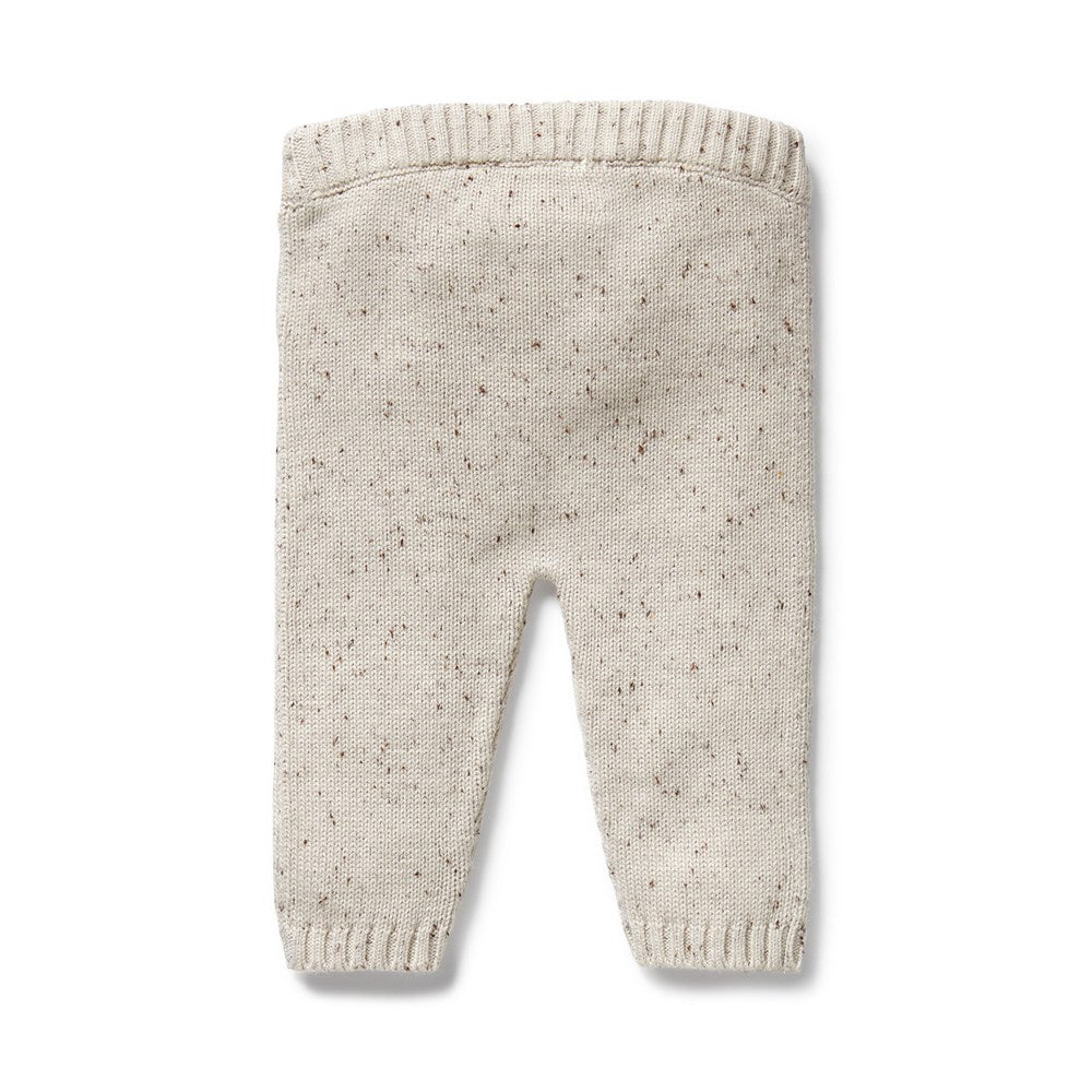 Organic Knitted Leggings - Soft & Comfortable Cookie and Cream Pattern for Women | Perfect for Yoga, Workouts & Casual Wear