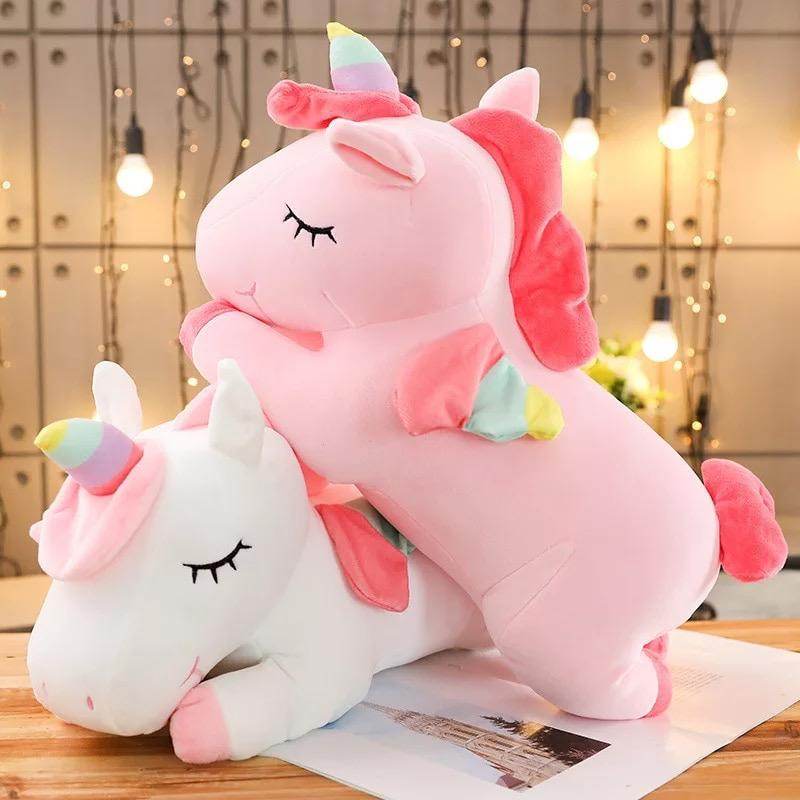 Cute Unicorn Plush Toy - Soft & Huggable Stuffed Animal for Kids, Girls, Boys - Perfect for Bedroom Decor, Birthday Gifts & Cuddling