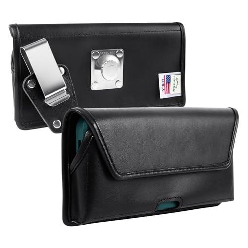 Horizontal - Leather w/ Metal Clip