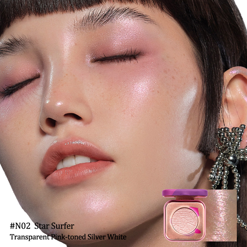 KALEIDOS Space Age Highlighter - Vegan & Cruelty-Free Makeup for Glowing Skin | Perfect for Night Out & Special Occasions