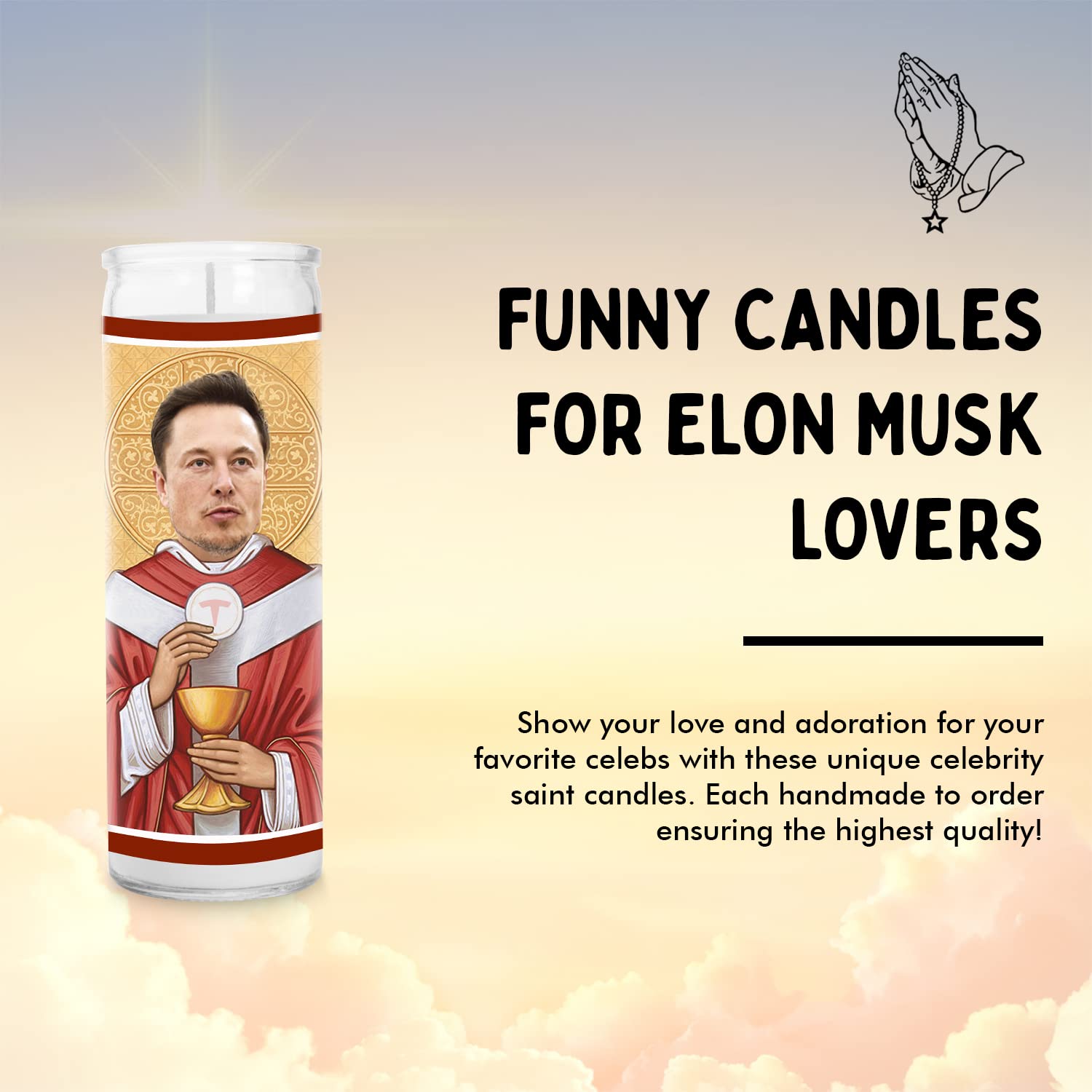 Saint Candles - Handmade Soy Wax Devotional Candles in Glass Jars for Tech Lovers - Unique Novelty Gift for Technologists | Perfect for Meditation, Home Decor & Geek Culture Gifts