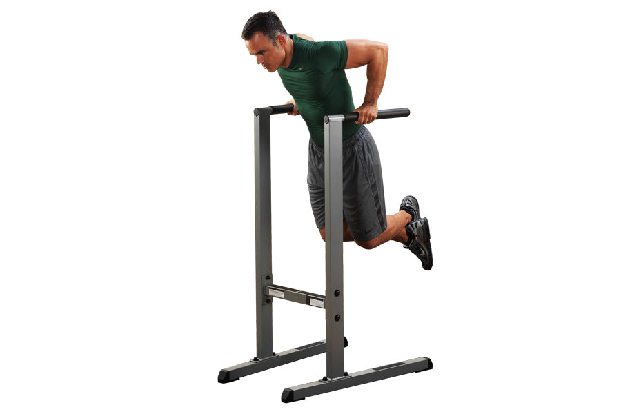 Body Solid Dip Station - Heavy Duty Power Tower for Home Gym, Strength Training & Calisthenics | Perfect for Pull-Ups, Dips & Core Workouts