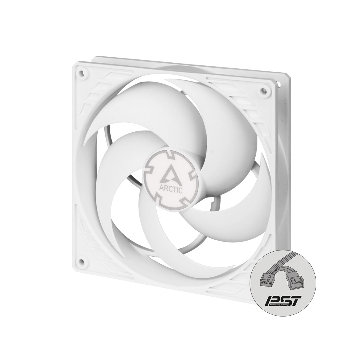 Arctic P14 PWM PST 140mm High Performance PC Cooling Fan - White | Ultra Quiet Case Fan for Gaming PC, Workstation & Server Cooling