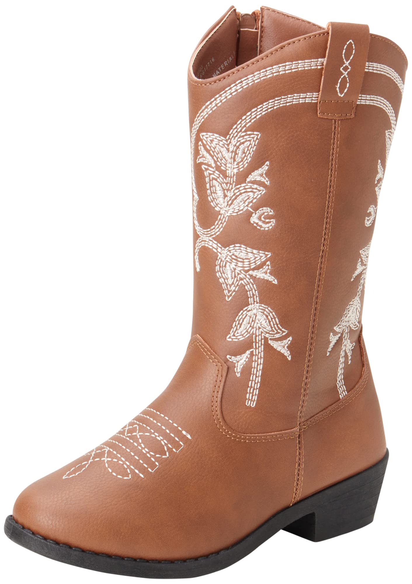 Girls' Western Cowboy Boots for Toddlers - Comfortable & Stylish Leather Booties for Kids - Perfect for Rodeo, Halloween Costumes & Country Fashion