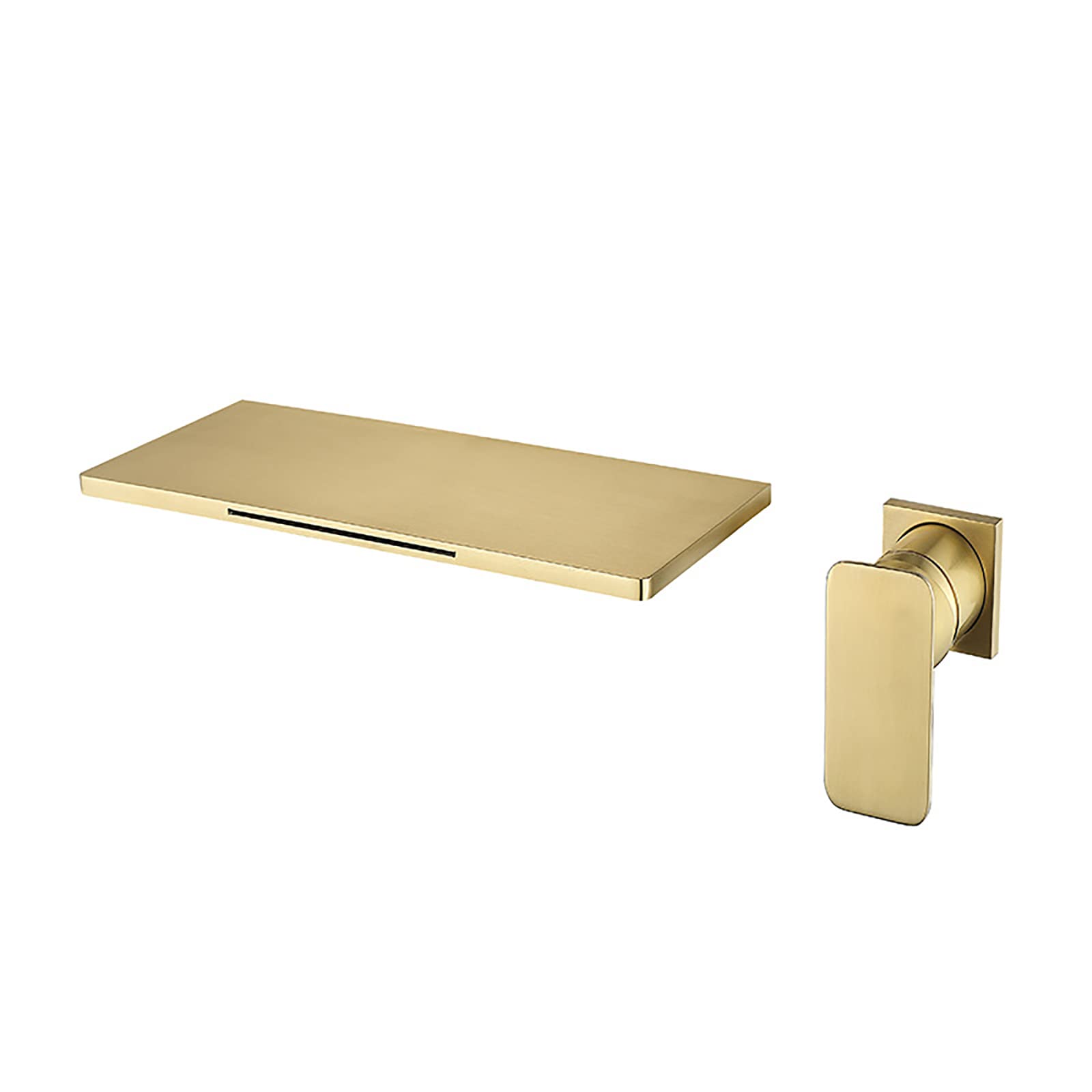 Brushed Gold Single Handle Kitchen Faucet with Pull Down Sprayer - Hot & Cold Water Mixer Tap for Sink (Color: Matte Gold, JWNNFC) - Perfect for Modern Home Kitchen Renovation and Daily Dishwashing