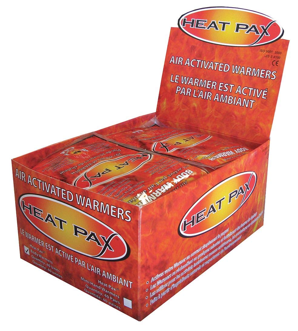Body Warmer Heating Pads - 3 x 5 Inch Pack of 40 - Reusable Heat Therapy for Back Pain, Muscle Relief & Cold Weather Comfort - Perfect for Home, Office & Travel Use