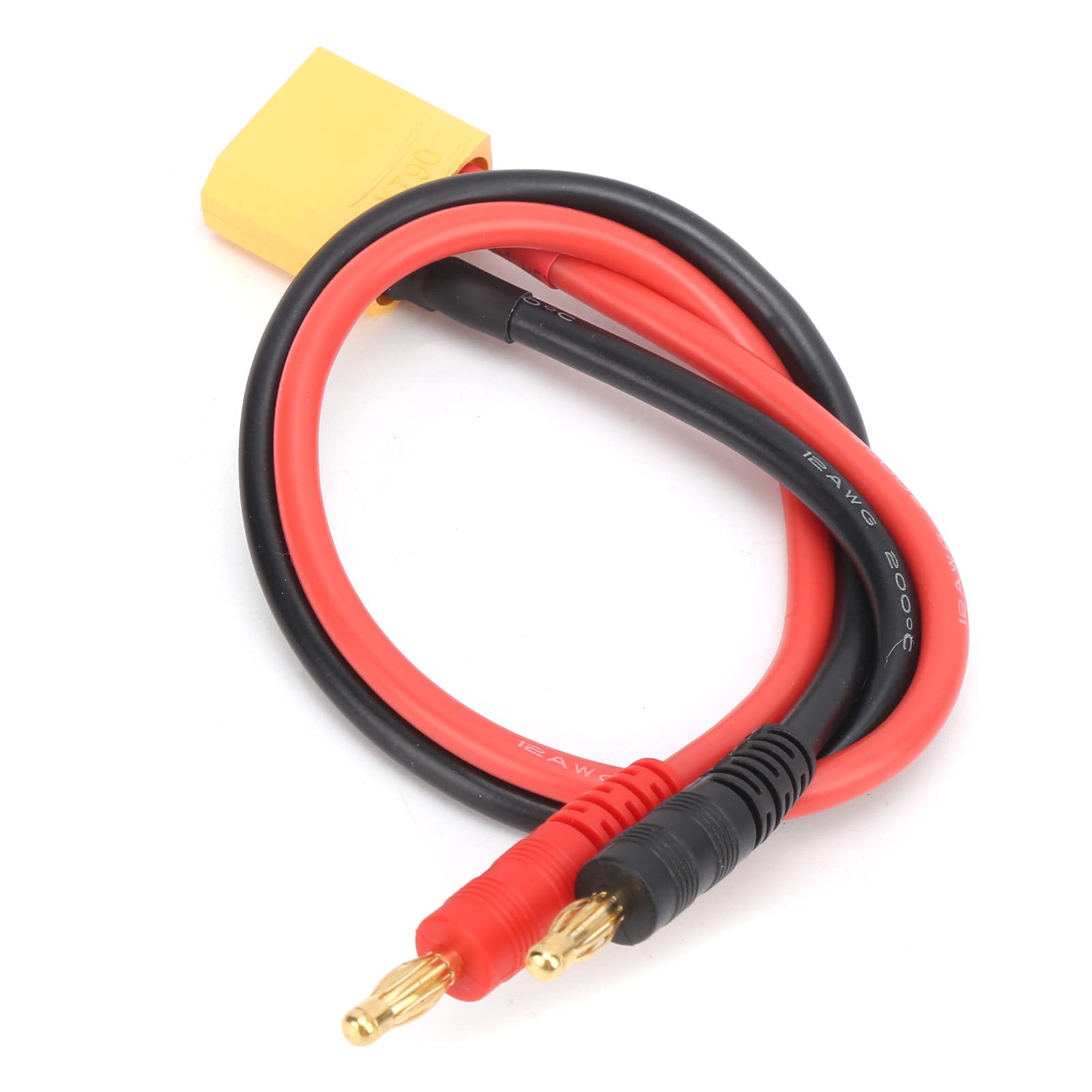 B6 Lithium Battery Charger with Banana Head to XT90 Cable - Professional RC Battery Charger for Airplane & Boat Models - Perfect for LiPo/LiFe/NiMH Battery Charging in RC Hobbies