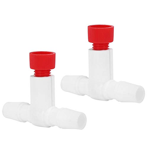 2PCS Universal Aquarium Protein Skimmer Air Valve - Plastic Fine Adjustment Protein Separator Accessories for MS Protein Skimmers | Perfect for Saltwater Fish Tanks & Marine Aquarium Maintenance