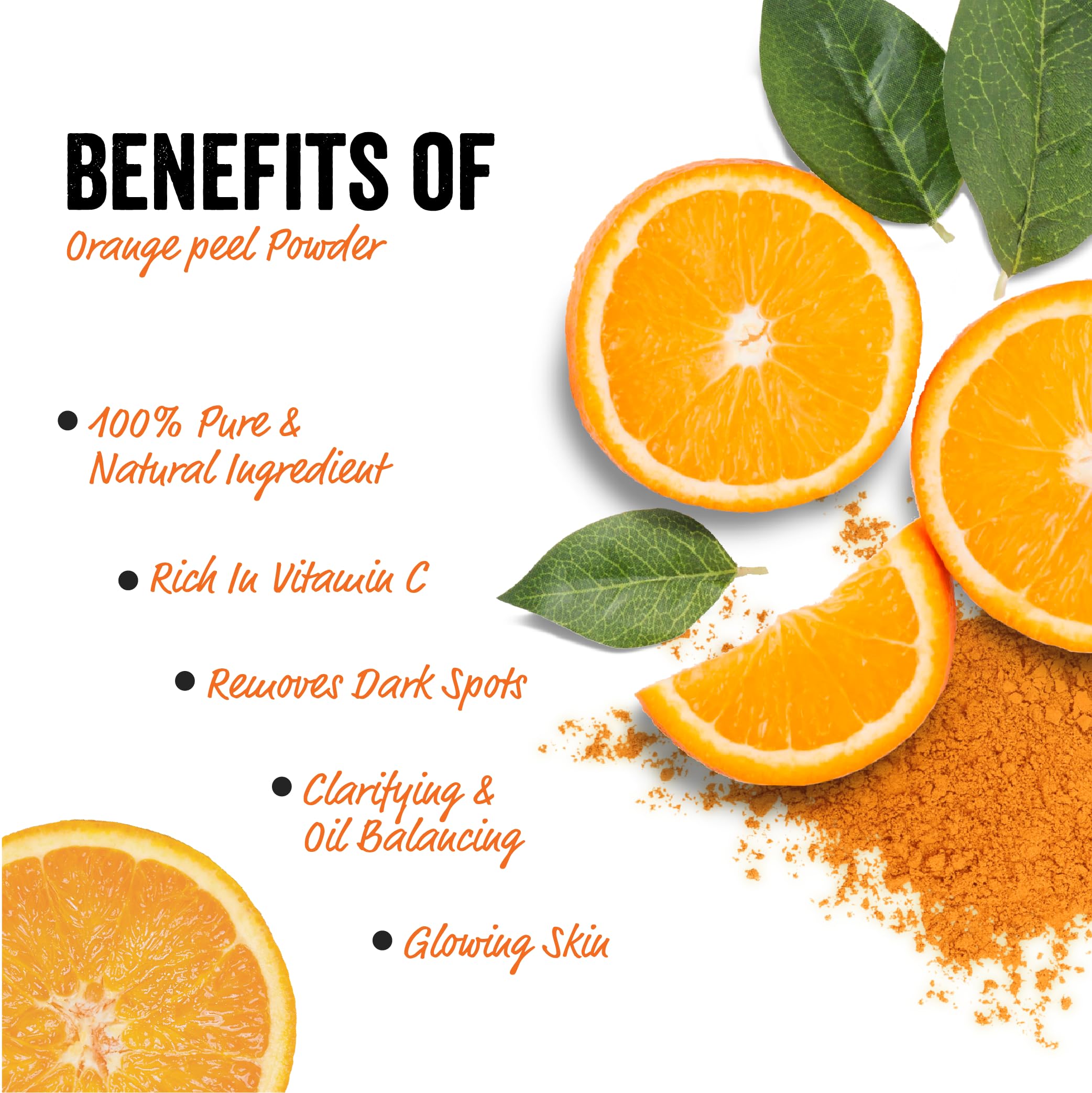 VEDMAYA 100% Pure Natural Orange Peel Powder (150g) for Face Mask & Body Wash - Oil Control & Tan Removal | Chemical-Free, Preservative-Free | DIY Skincare & Natural Beauty Treatments