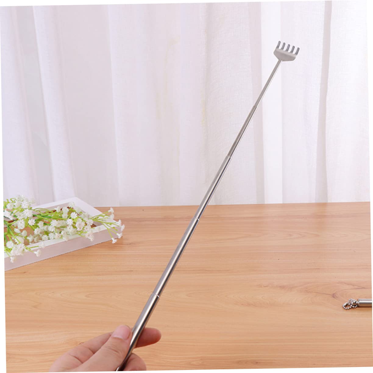 Lurrose 5-Piece Massage Set for Adults - Full Body Manual Massager Tools with Extendable Steel Back Scratcher - Perfect for Relaxation, Muscle Relief & Gift for Men/Women - Use at Home, Office or Travel