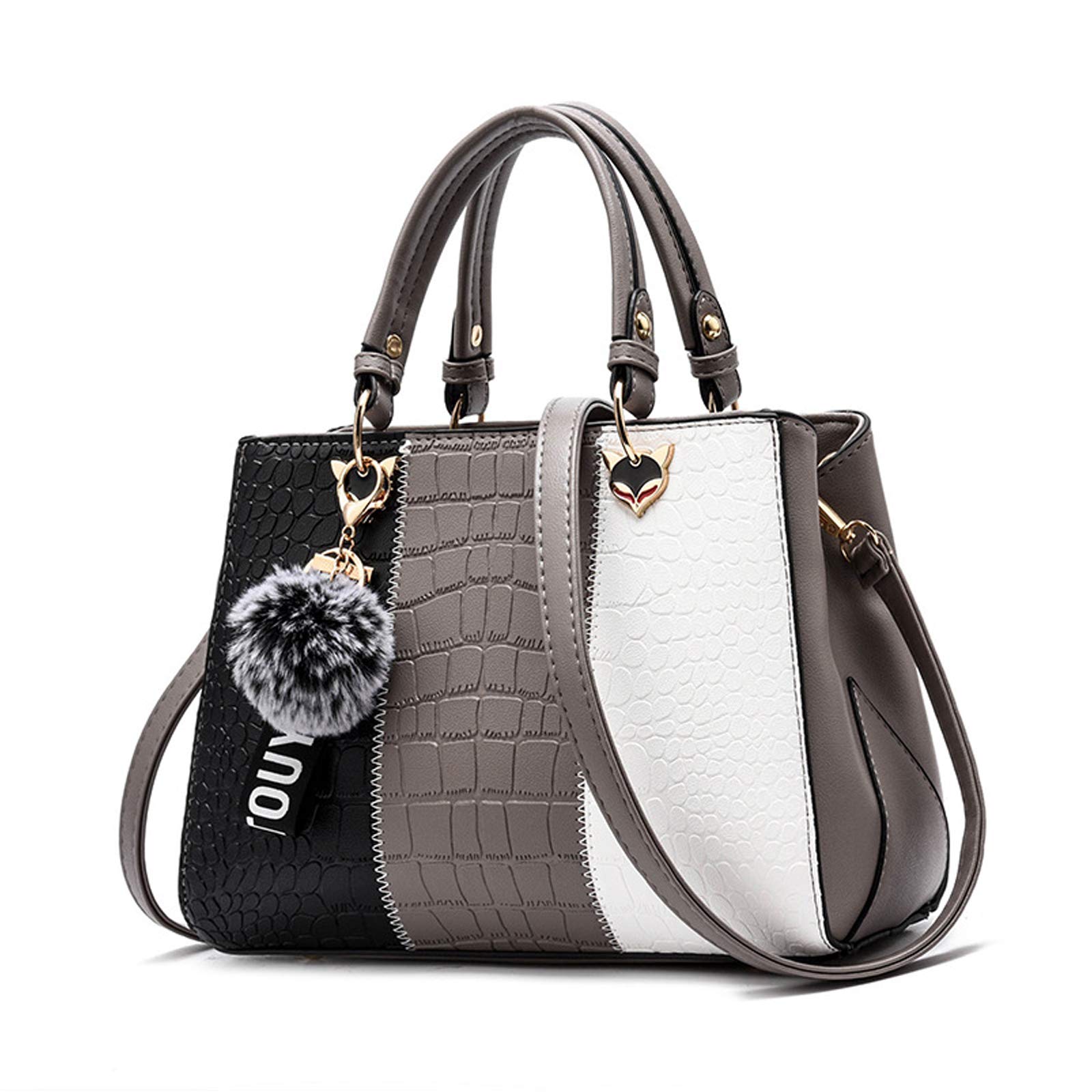 Sipobuy Wave Women's Messenger Bag - Elegant Shoulder Tote Handbag for Women, Small Size in Gray - Perfect for Work, Travel & Daily Use