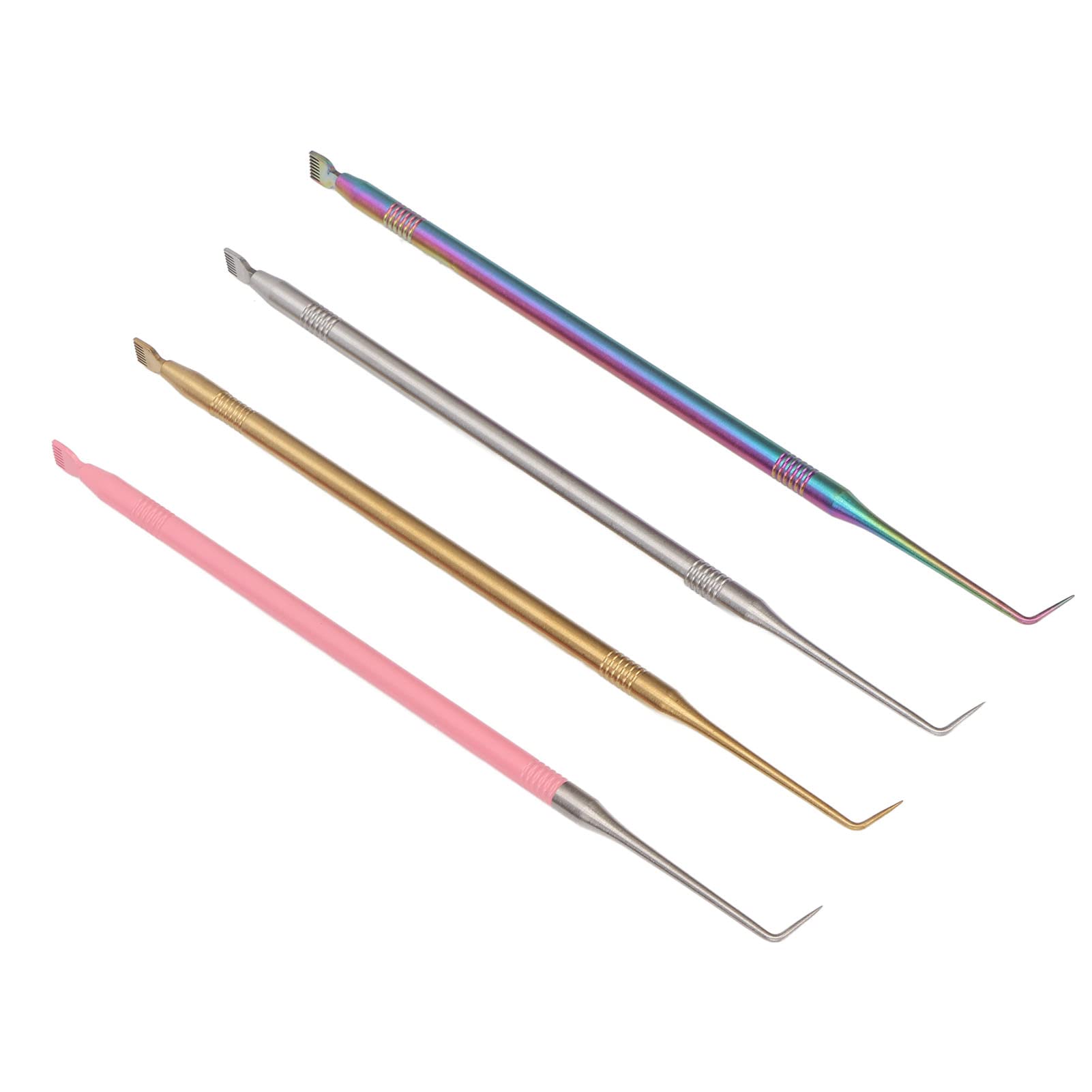 4pcs Eyelash Lift Perm Kit with Lash Separator Comb - Professional Eyelash Perming & Eyebrow Tinting Tools for Salon & Home Use - Perfect for Lash Lifting, Curling, and Extension Application