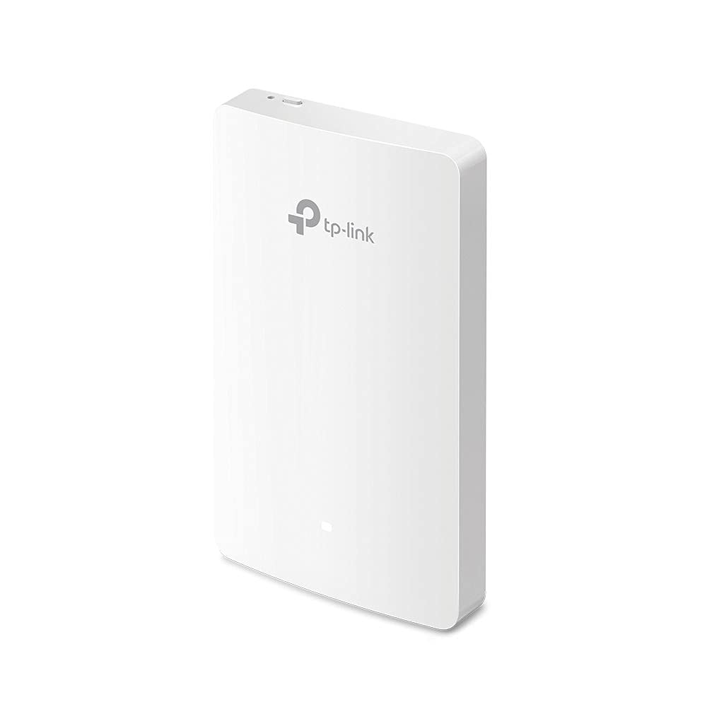 TP-Link EAP615-Wall WiFi 6 AX1800 Dual Band Gigabit Wireless Access Point | Omada Mesh & Cloud Management | PoE+ 802.3af/at Support | Seamless Roaming | Wall/Ceiling Mount | Perfect for Office, Hotel & Smart Home WiFi Coverage