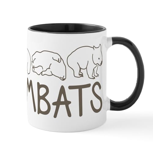 White/Black Inside - I Heart Wombats Mug