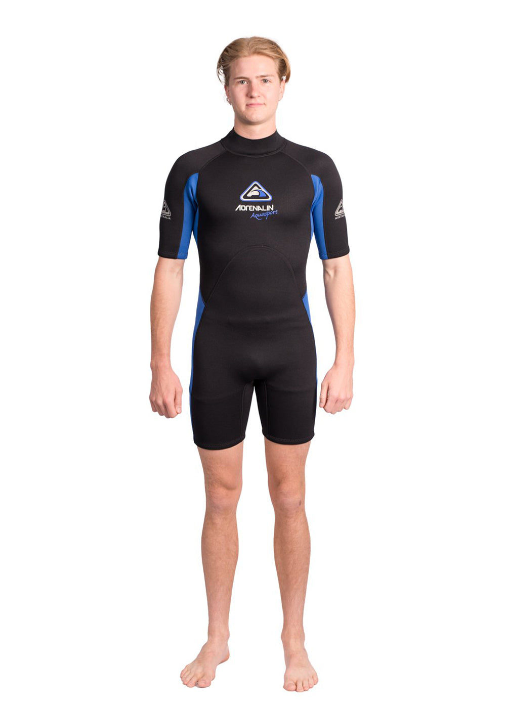 Adrenaline Men's 2mm Aquasport Spring Wetsuit for Surfing, Diving & Water Sports | Lightweight & Flexible Neoprene Suit