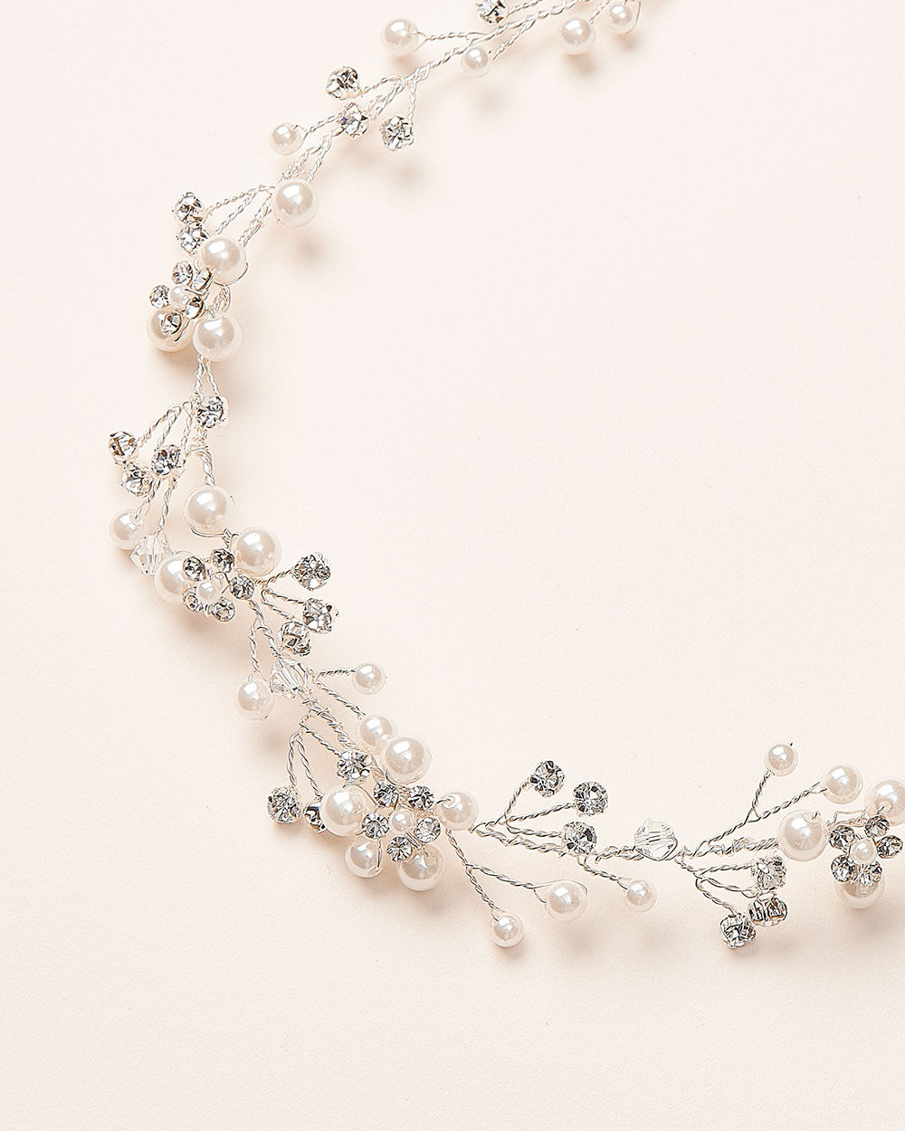 Elegant Floral Hair Vine Headband - Boho Wedding Bridal Hair Accessories for Women, Perfect for Weddings, Parties, and Special Occasions
