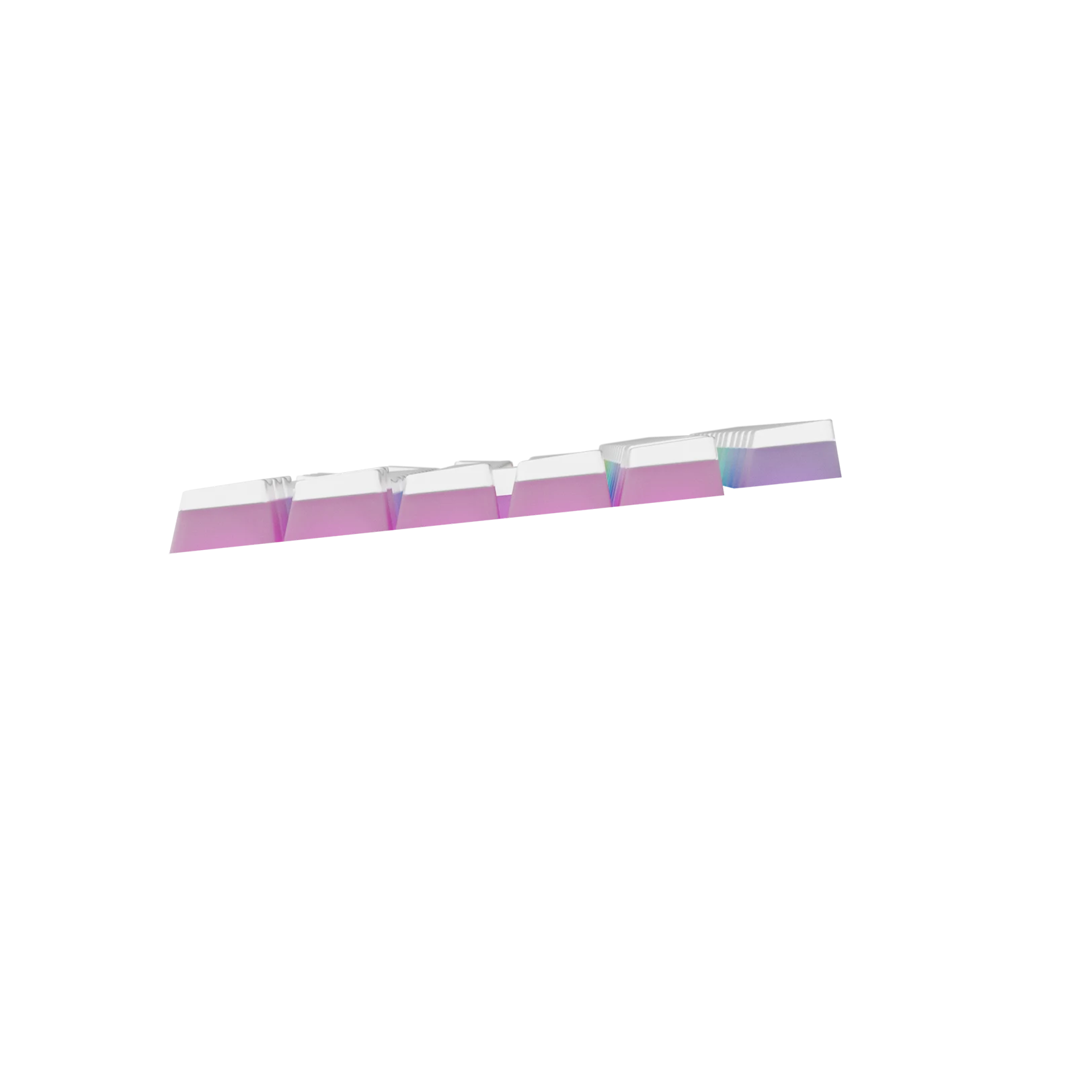 Aura V3 White Keycaps for Mechanical Keyboards - UK Layout | Premium PBT Keycap Set for Gaming & Typing | Compatible with Cherry MX Switches & RGB Backlit Keyboards
