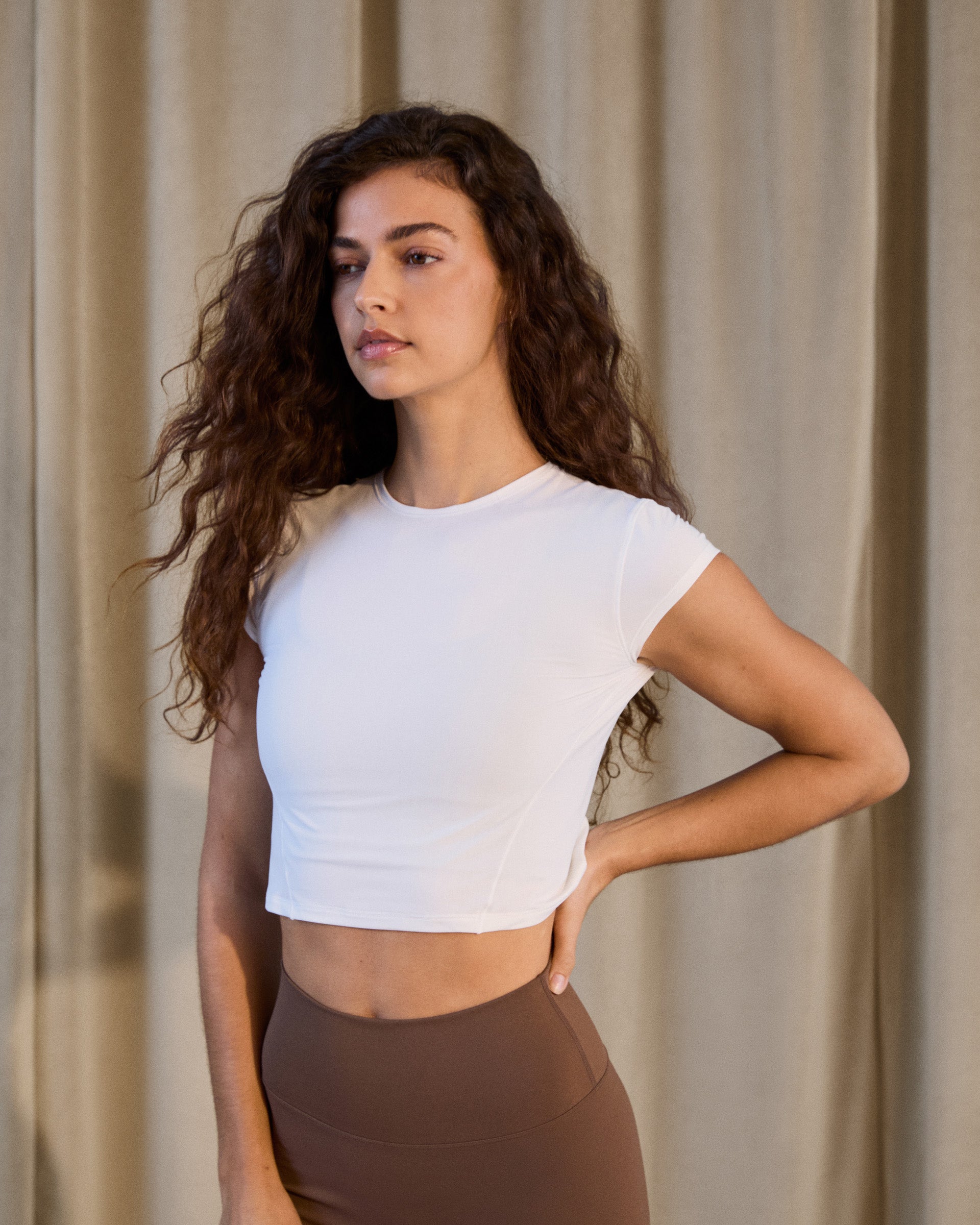 Soft Touch Cap Sleeve Top for Women - Breathable White Blouse | Perfect for Casual Wear, Office & Summer Outfits