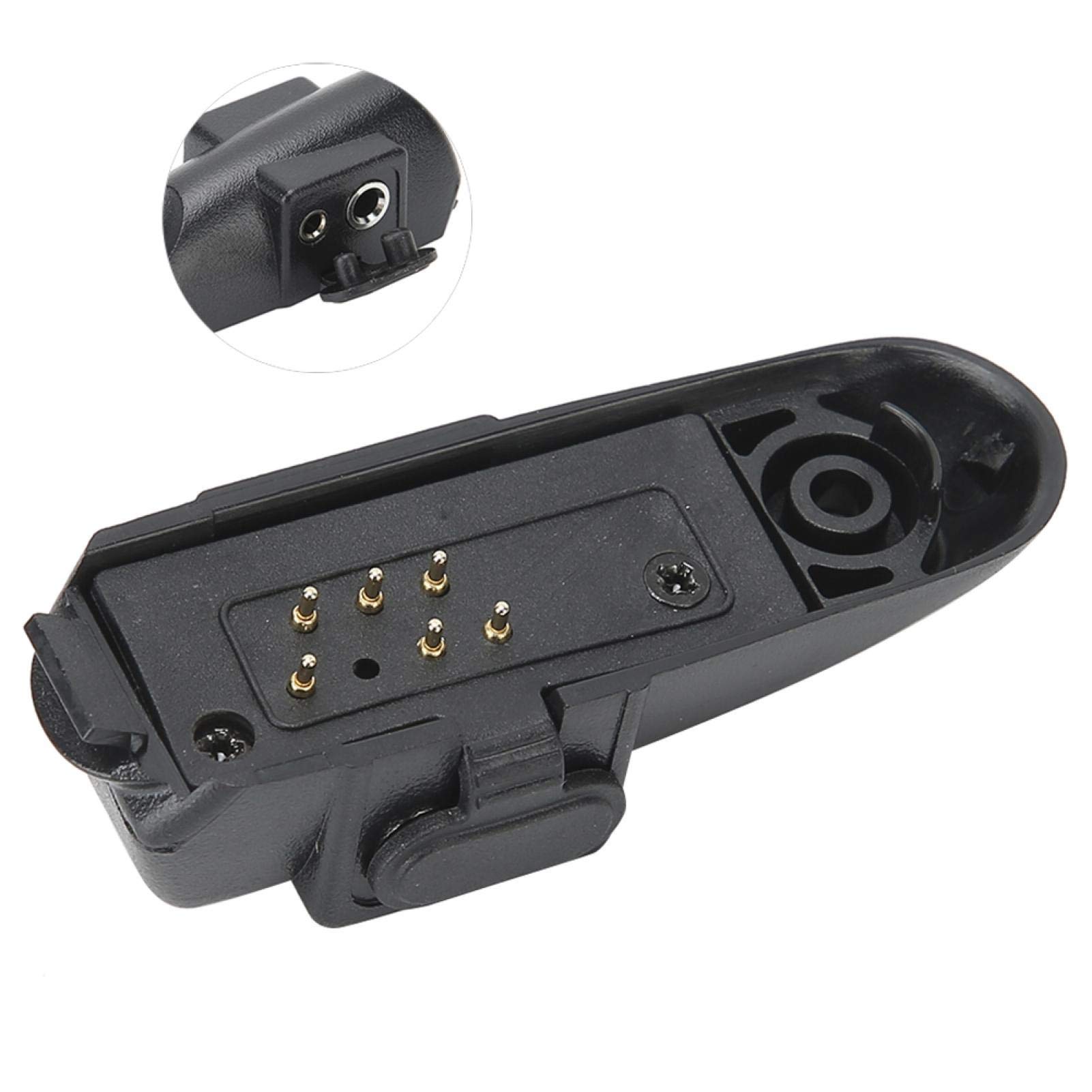 PUSOKEI 2 Pin Audio Adapter for Baofeng BF9700 BFA58 BFUV9R UV9R Plus - Walkie Talkie Headset Port Accessories Replacement - Perfect for Outdoor Adventures, Security Work & Emergency Communication