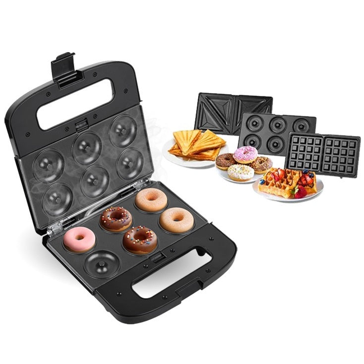 CSME1105S 3-in-1 Sandwich Maker - Electric Panini Press, Waffle Iron & Grill for Breakfast, Lunch & Snacks - Perfect for Home, Office & Dorm Use