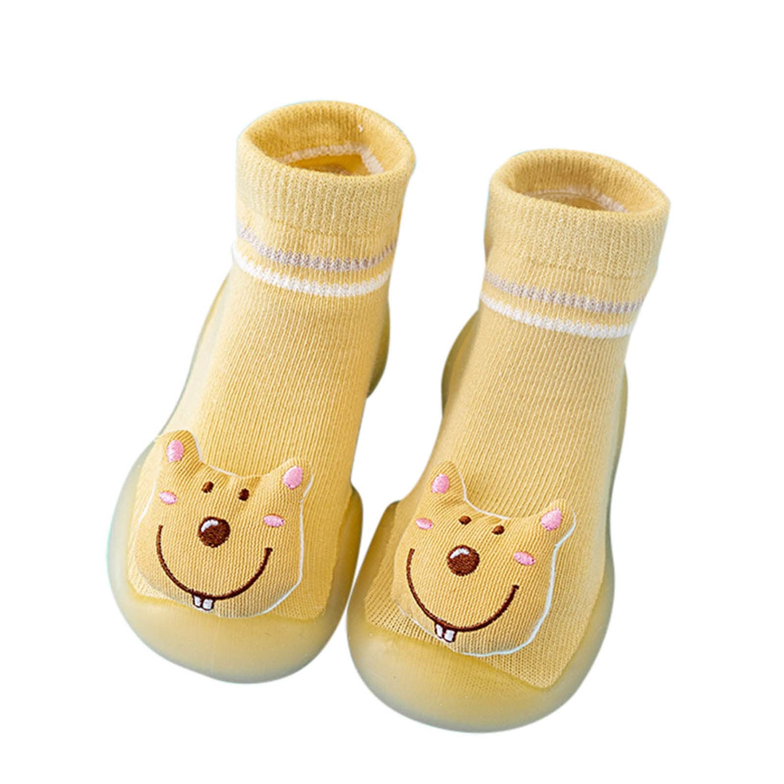 **Gaoqi Soft Infant & Toddler Shoes - Cute Animal Cartoon Socks Shoes for Babies - Non-Slip Sole for Indoor & Outdoor Play - Perfect for Crawling, Walking, and Playtime**