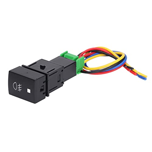 12V 10A LED Fog Light Wiring Harness Kit with Switch - Universal Fit for Cars, Trucks, SUVs - Easy Installation & Hole Reserved for Custom Modifications | Perfect for Off-Roading, Night Driving & Vehicle Upgrades