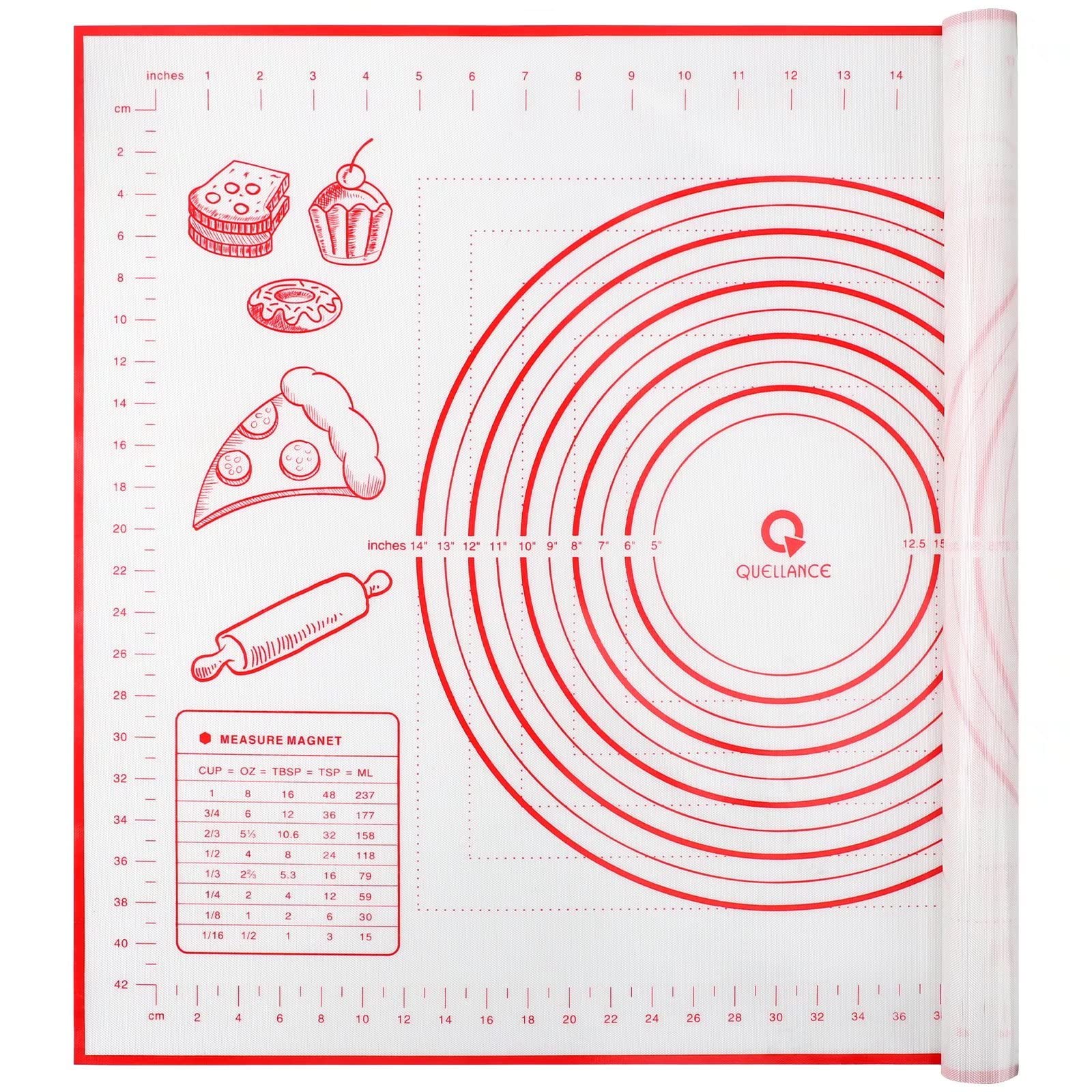 Non-Stick Silicone Baking Mat with Measurement Marks - 20