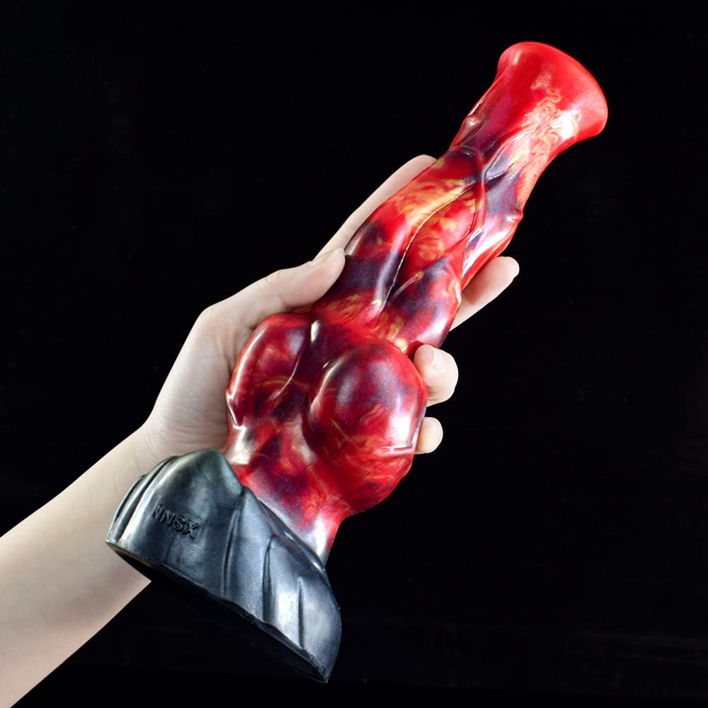 Premium Liquid Silicone Horse Dildo with Strong Suction Cup - Realistic Animal Sex Toy for Adults | BeHorny | Perfect for Solo Play, Couples & BDSM Scenes