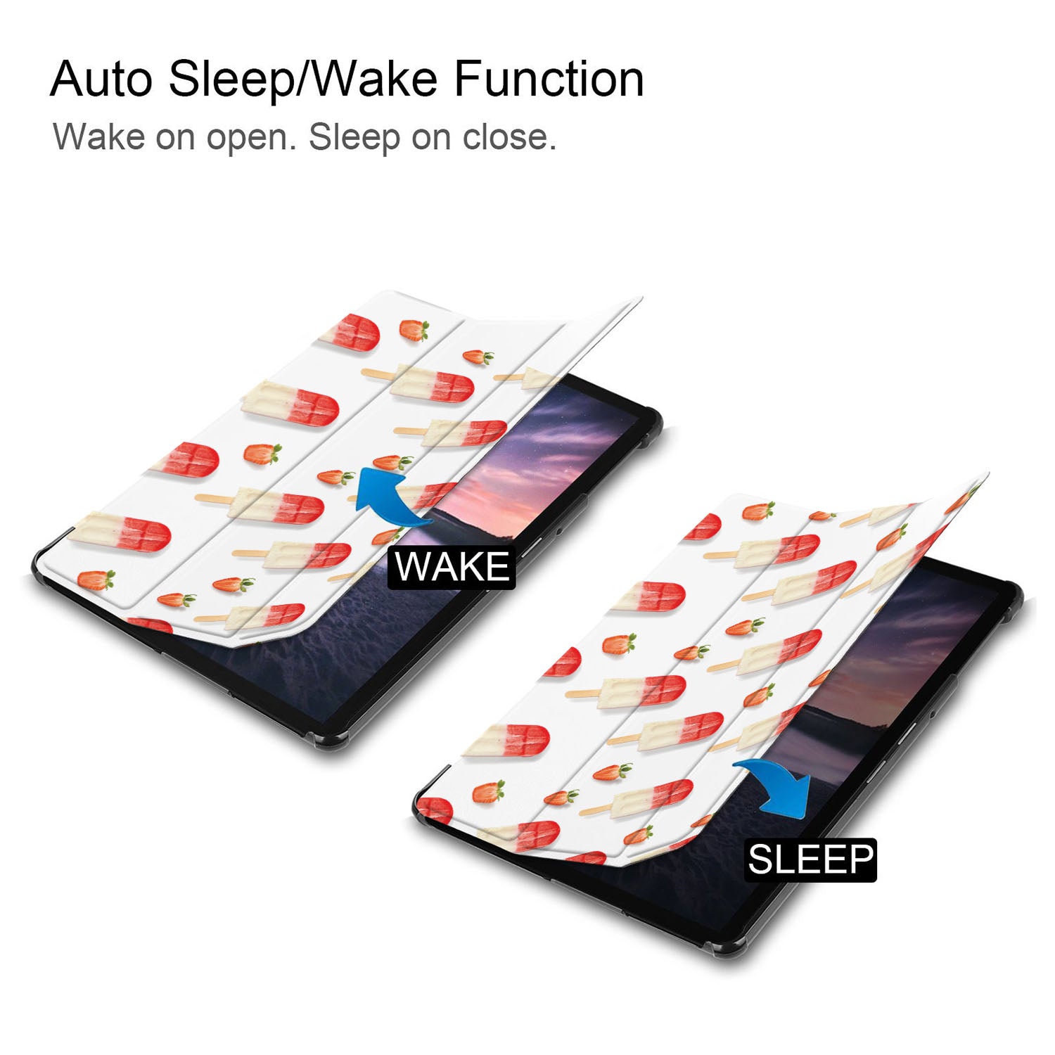 Samsung Tablet Case - Durable Protective Cover for Samsung Galaxy Tab A/S6/S7/S8 - Slim Fit with Auto Sleep/Wake - Perfect for Work, School & Travel