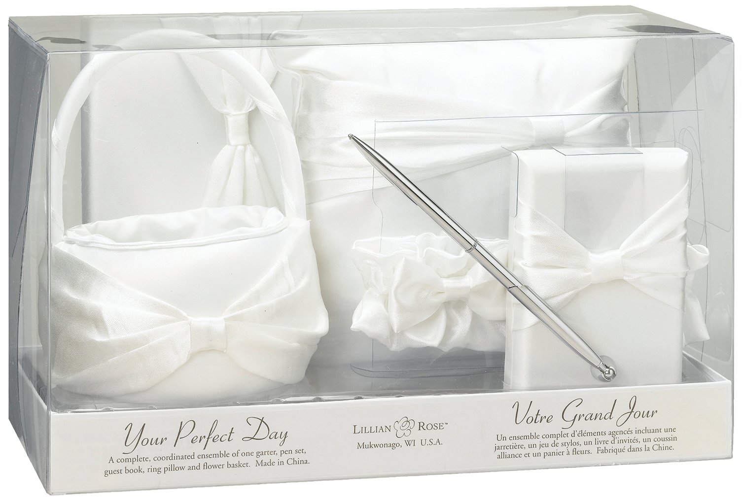 Lillian Rose Cream Sash Wedding Set – Elegant Bridal Accessory for Bridesmaids, Flower Girls & Wedding Ceremonies