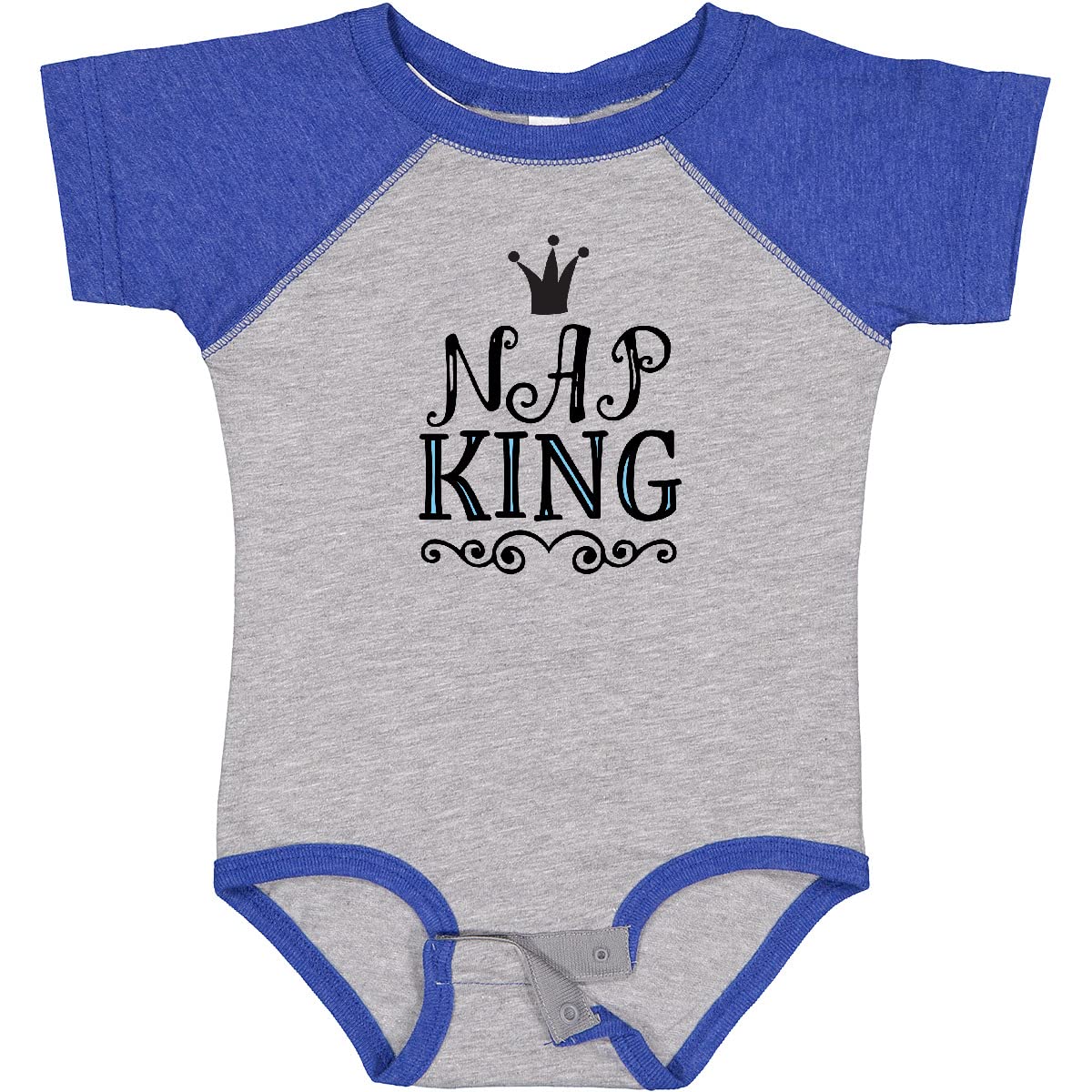Inktastic Nap King Baby Boy Bodysuit - Cute & Comfortable Infant Onesie for Newborns & Toddlers - Perfect for Playtime, Naptime & Family Photos