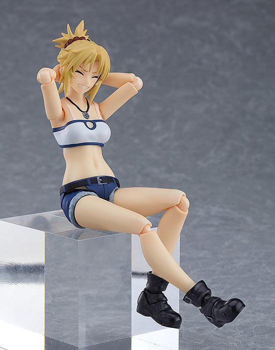 Fate/Apocrypha Saber of Red Mordred Casual Version Action Figure - Anime Collectible Figma #474 for Display & Cosplay Enthusiasts