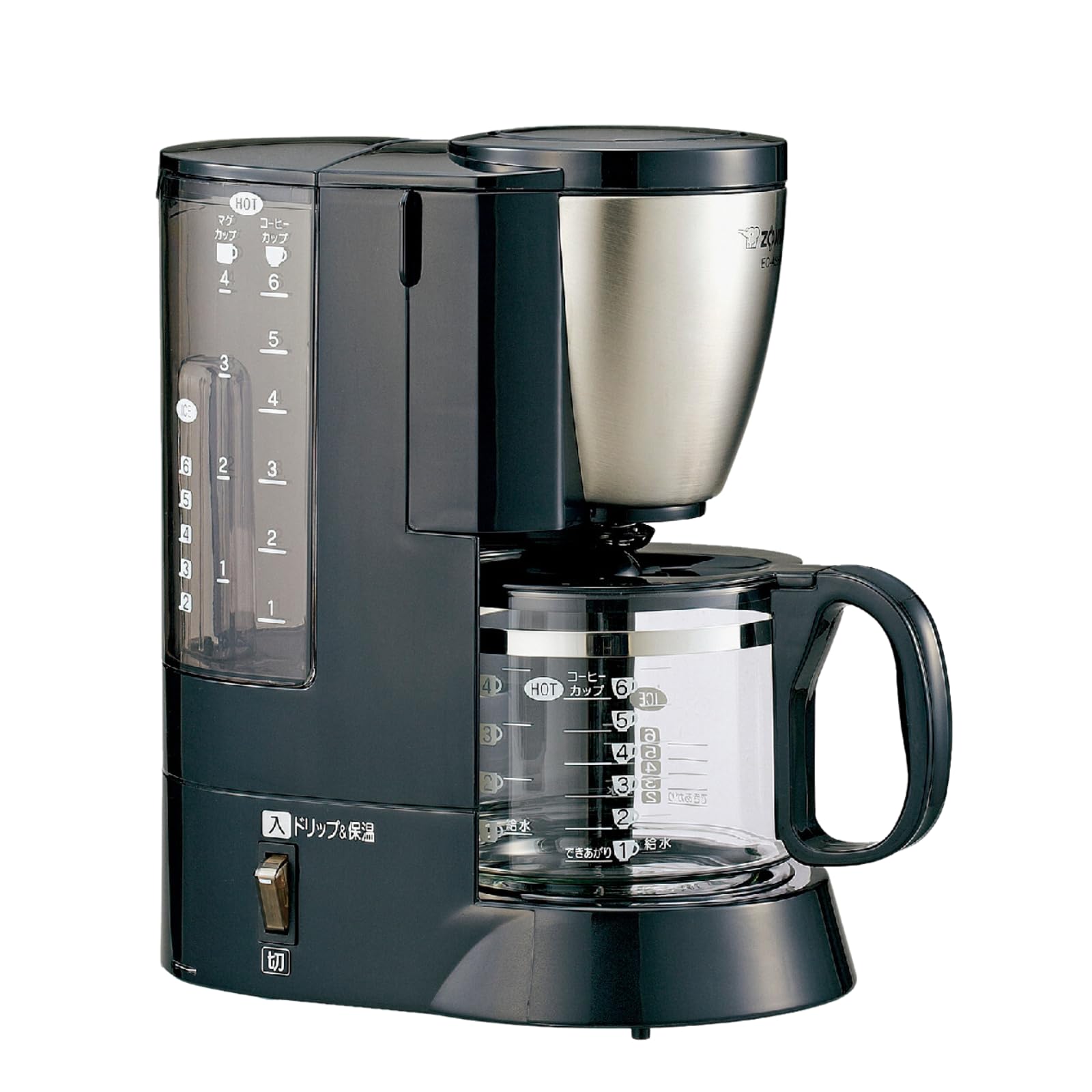 Zojirushi Stainless Steel Black Coffee Maker EC-AS60-XB - Premium Drip Coffee Machine for Home & Office Use | Perfect for Daily Brewing, Entertaining Guests & Gifts