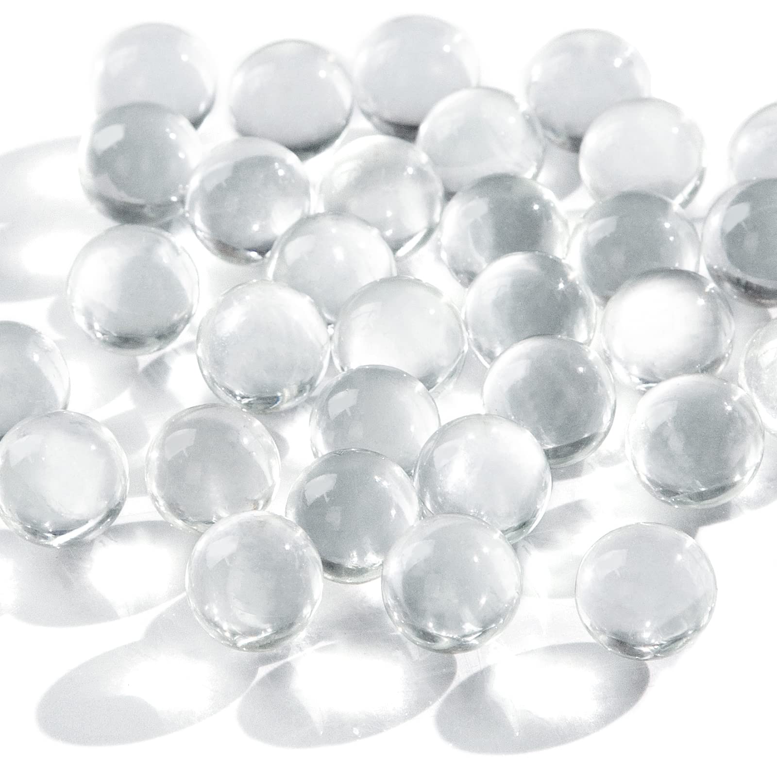 170PCS Clear Glass Marbles for Vase Fillers - DIY Craft, Home Decor & Centerpiece Decorations | Perfect for Wedding, Party, Floral Arrangements & Tabletop Displays