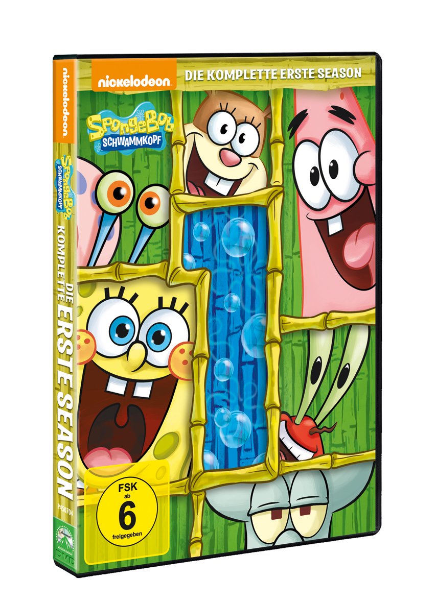 SpongeBob SquarePants Complete Season 1 DVD - Nickelodeon Animated Comedy Series for Kids & Family - Perfect for Birthday Gifts, Movie Nights, and Cartoon Lovers