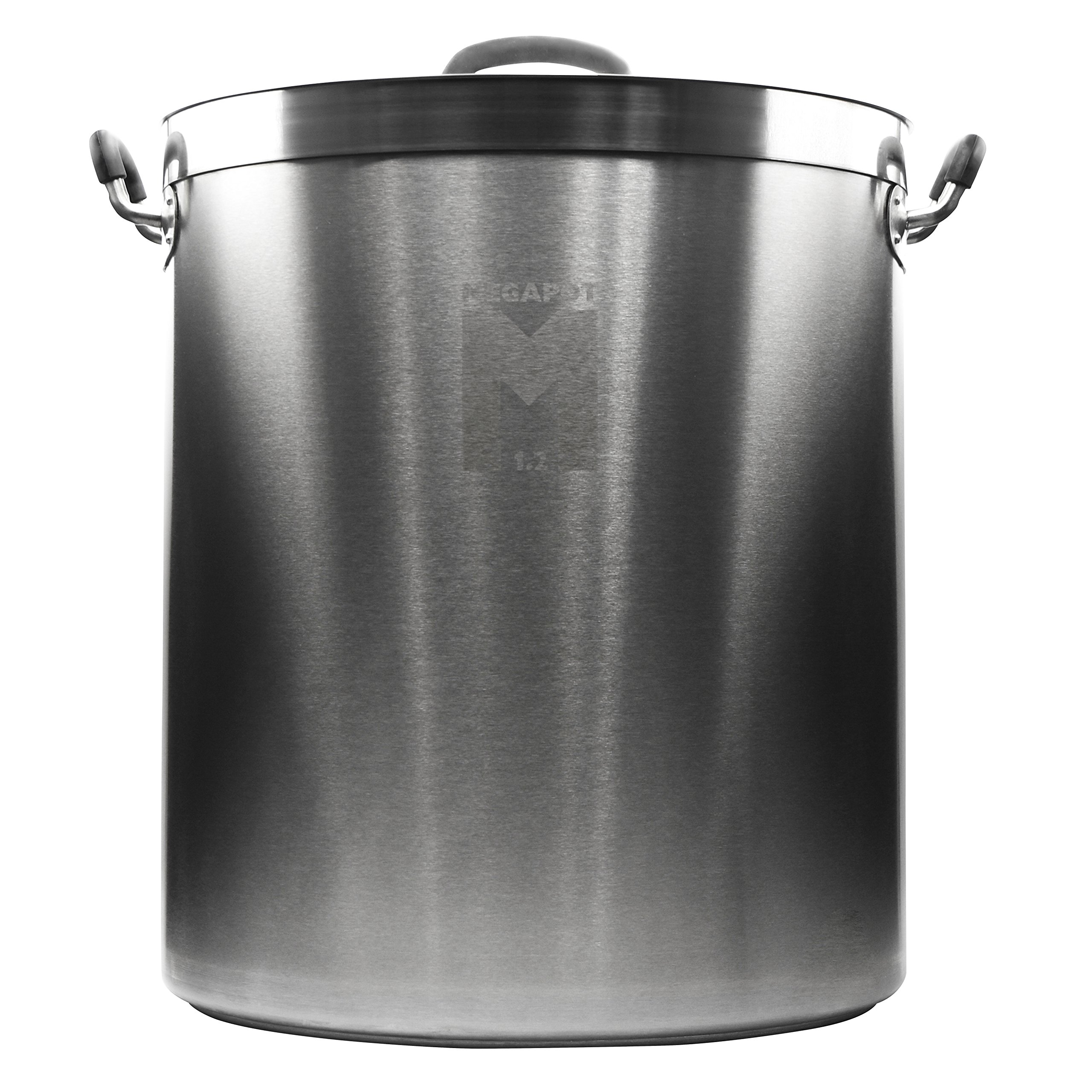 Northern Brewer - 15 Gallon Stainless Steel Brew Kettle with Volume Markings | Home Brewing Equipment for Beer, Wort & Mead Making | Perfect for Homebrewers & Craft Beer Enthusiasts