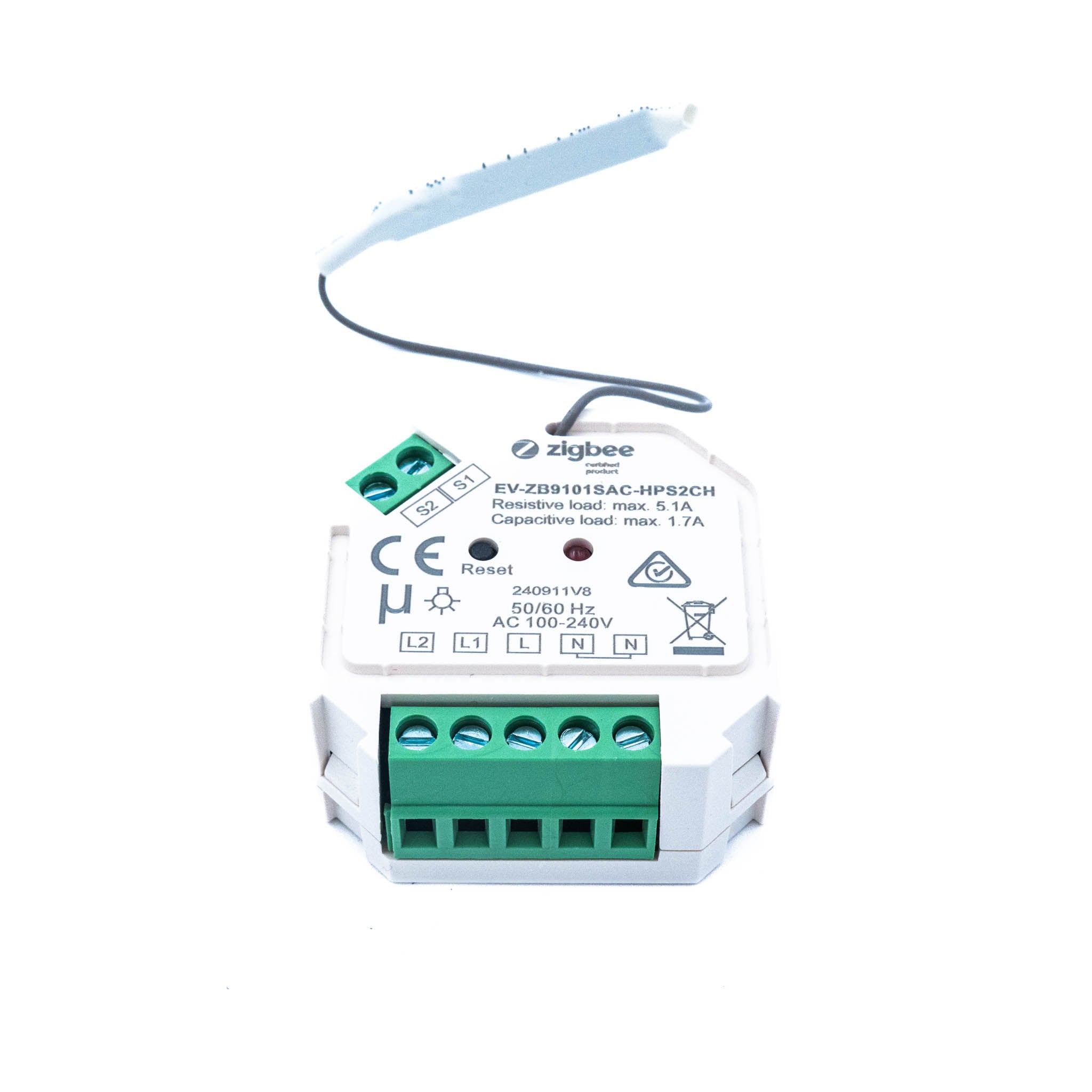 ENVO ZigBee 2-Gang Smart Wall Switch - Remote On/Off Control for Home Automation | Perfect for Smart Homes, Offices & Lighting Systems