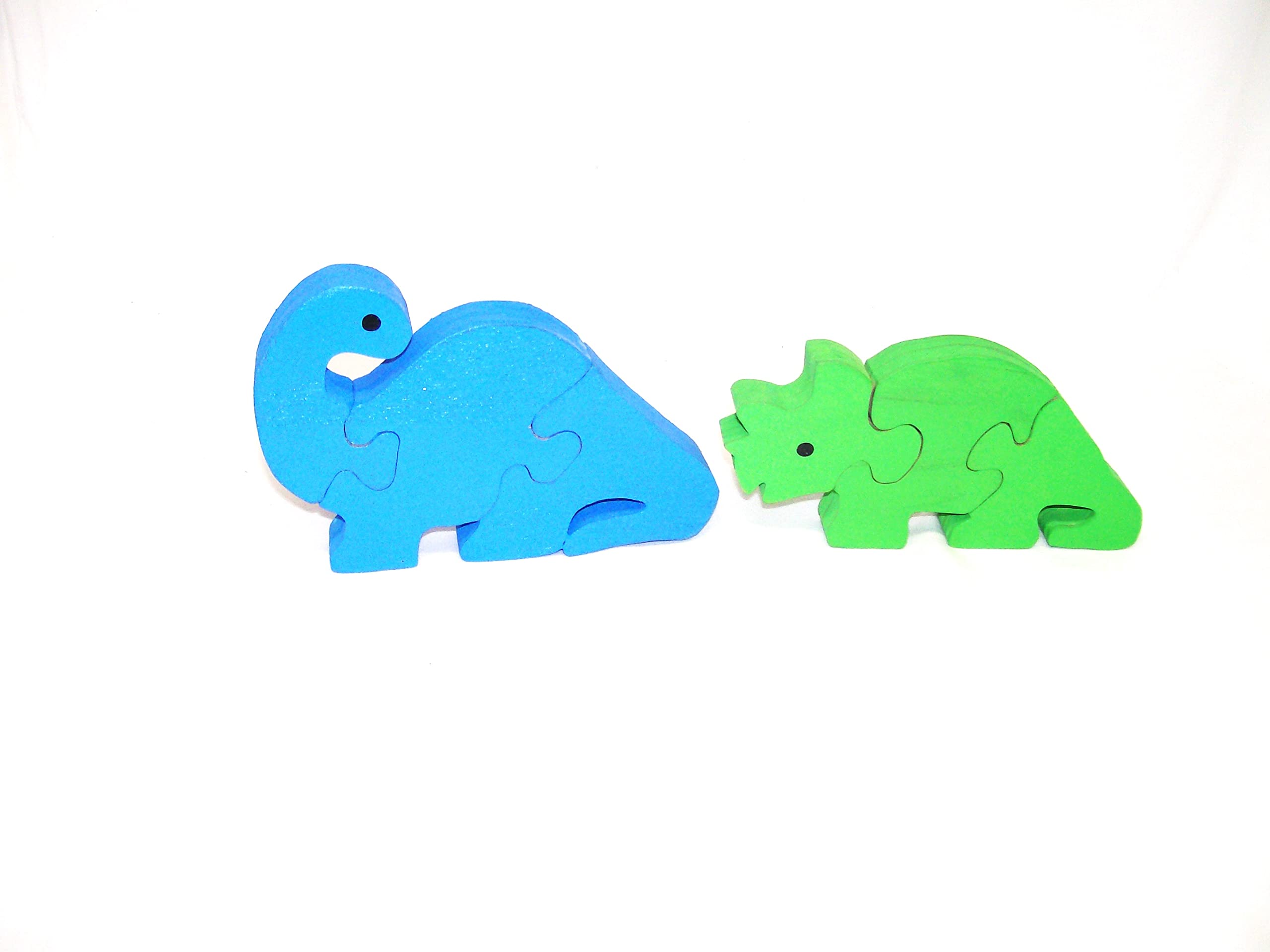 Wooden Dinosaur Puzzle for Kids - 3D Wood Dino Jigsaw Toy for Children's Early Learning & Brain Development - Perfect for Birthday Gifts, Classroom Activities & Montessori Education